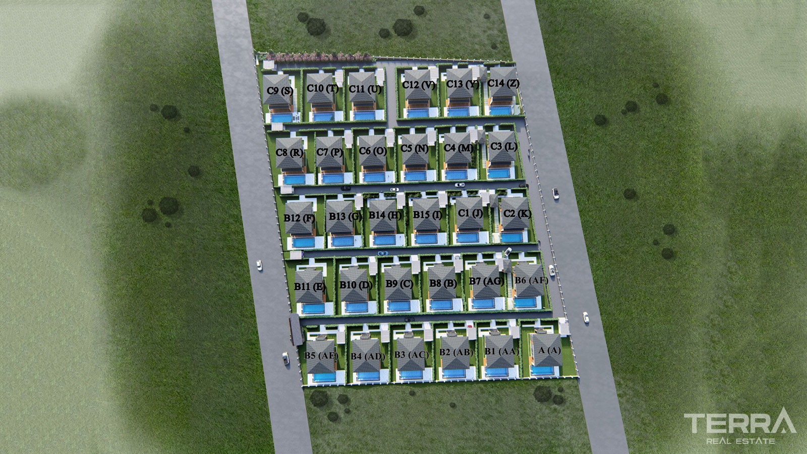 Private Belek Villas in a Secure Gated Community by the River - 65257