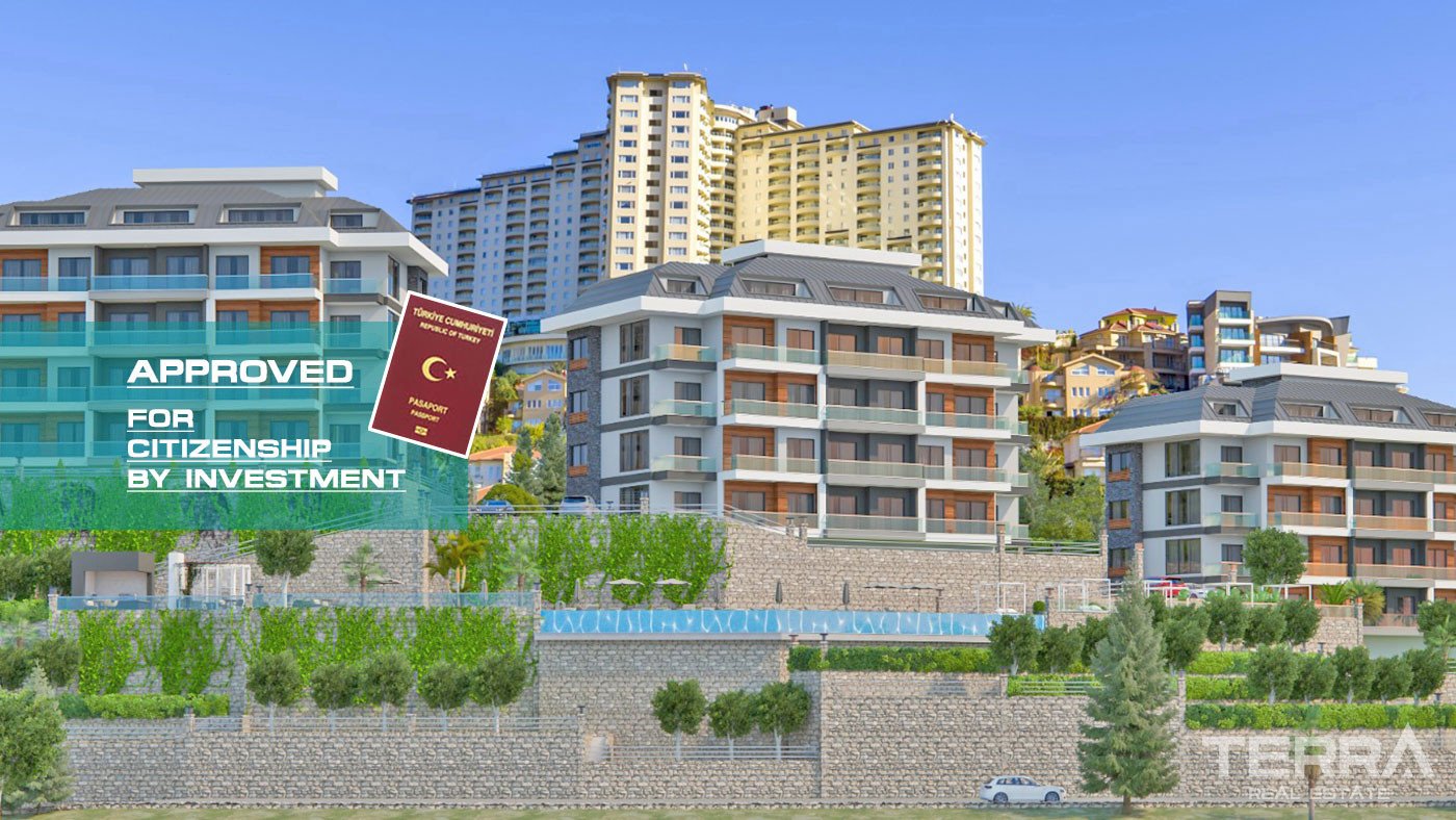 Sea View Apartments in Kargıcak, Alanya with 5-star Hotel Amenities