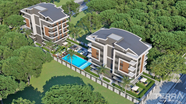 Antalya Apartments Surrounded by Peaceful Environment in  Konyaaltı