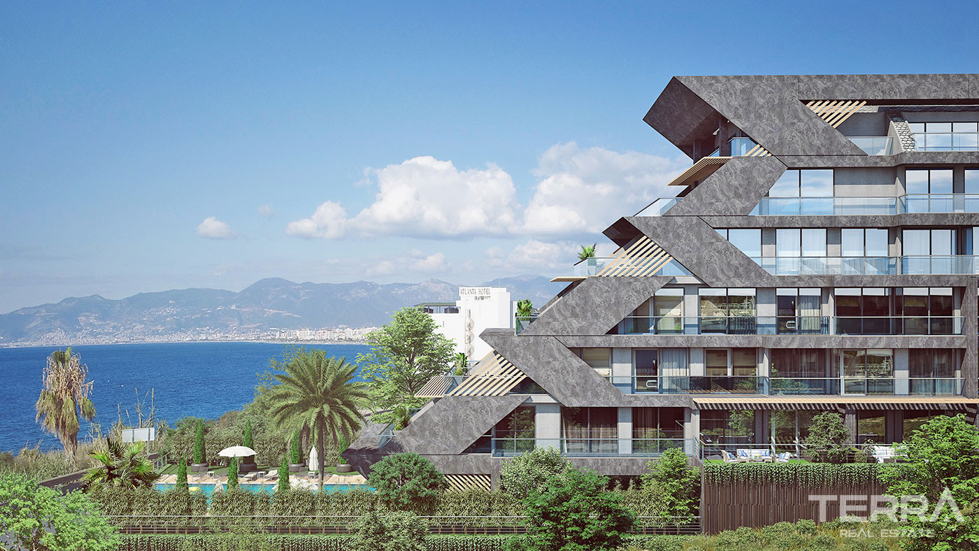 Seafront Apartments in Kargıcak, Alanya within an Exclusive Complex