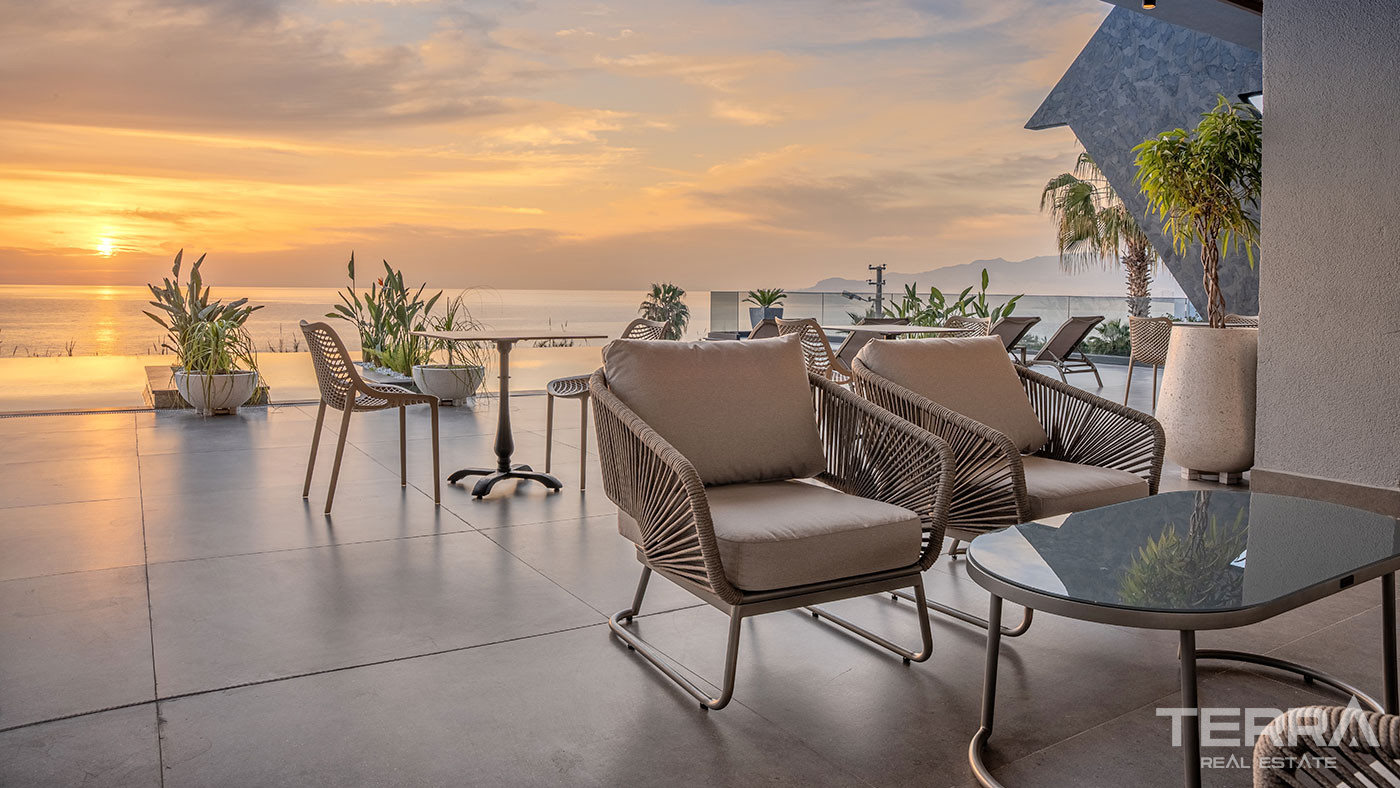 Seafront Apartments in Kargıcak, Alanya within an Exclusive Complex - 103933