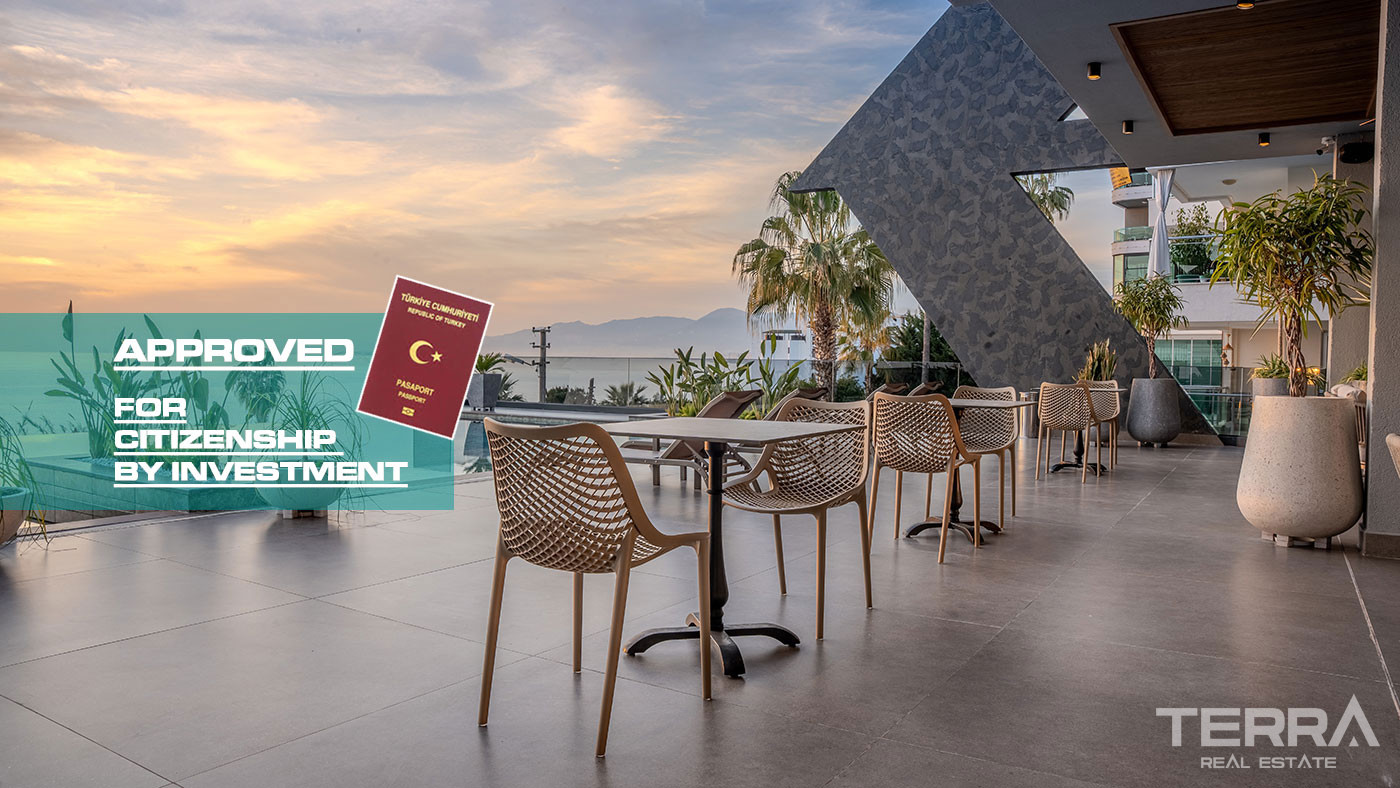 Seafront Apartments in Kargıcak, Alanya within an Exclusive Complex