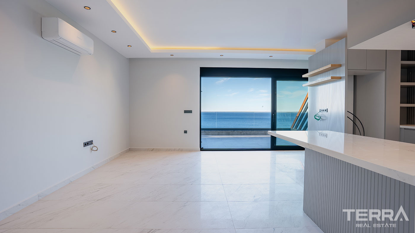 Seafront Apartments in Kargıcak, Alanya within an Exclusive Complex - 103947