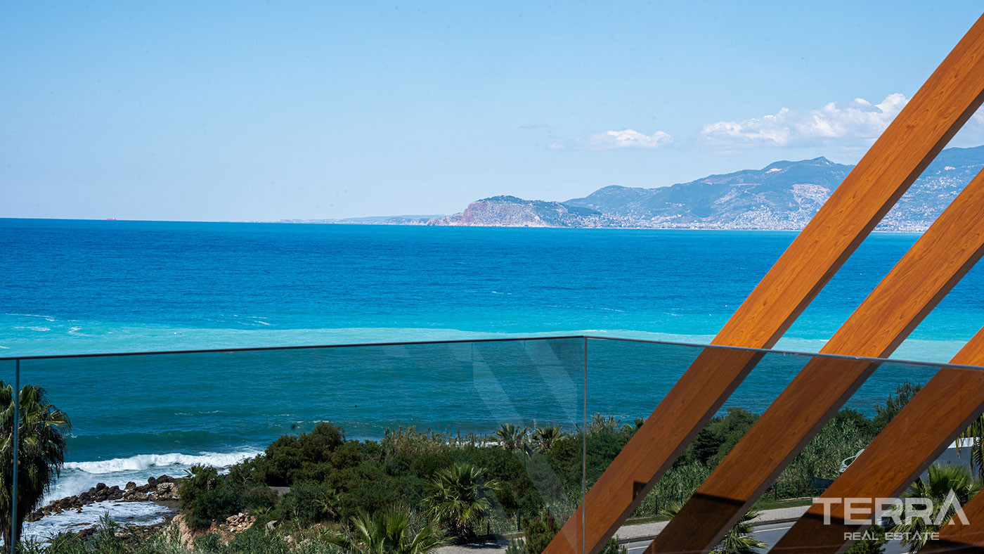Seafront Apartments in Kargıcak, Alanya within an Exclusive Complex - 103957