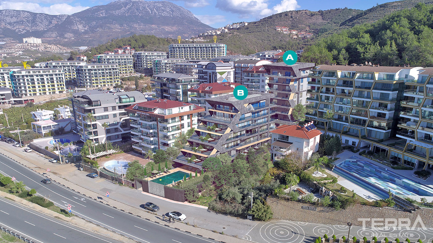 Seafront Apartments in Kargıcak, Alanya within an Exclusive Complex - 104122