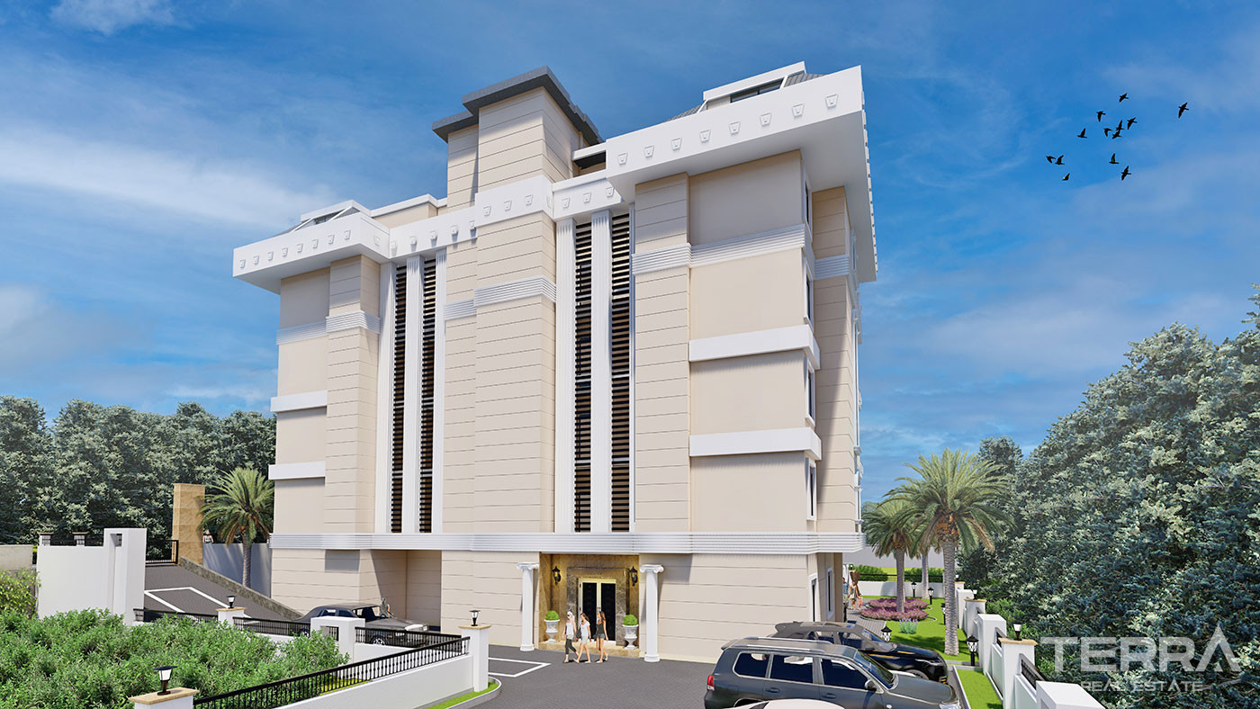 Luxus-Apartments in Alanya in Kestel mit großzügigen Wohnräumen - 65574