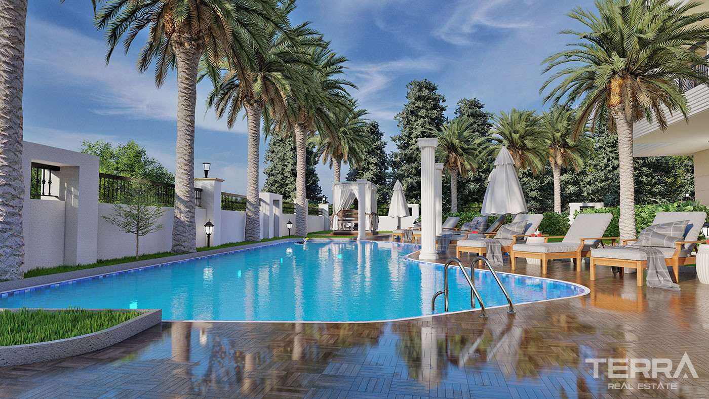 Luxus-Apartments in Alanya in Kestel mit großzügigen Wohnräumen - 65578
