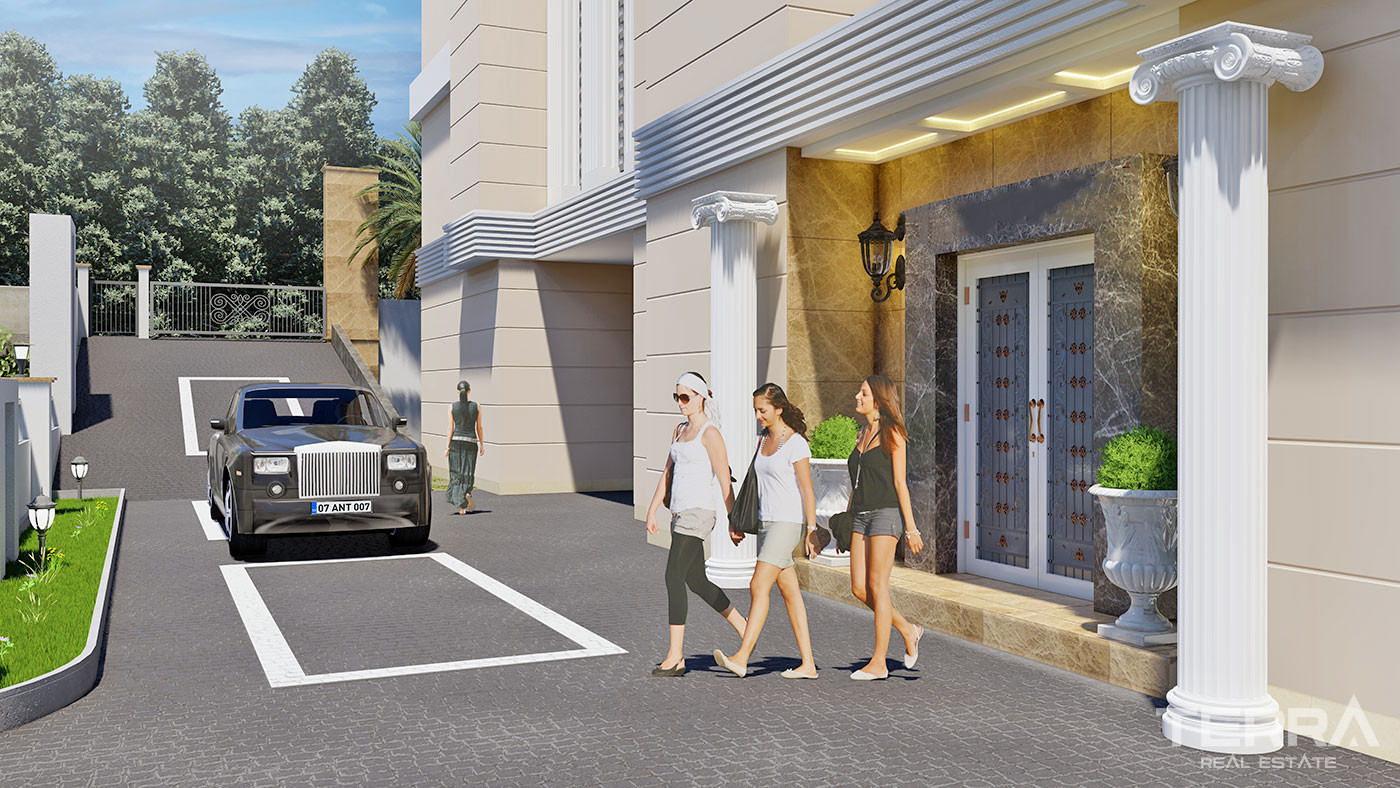 Luxus-Apartments in Alanya in Kestel mit großzügigen Wohnräumen - 65579