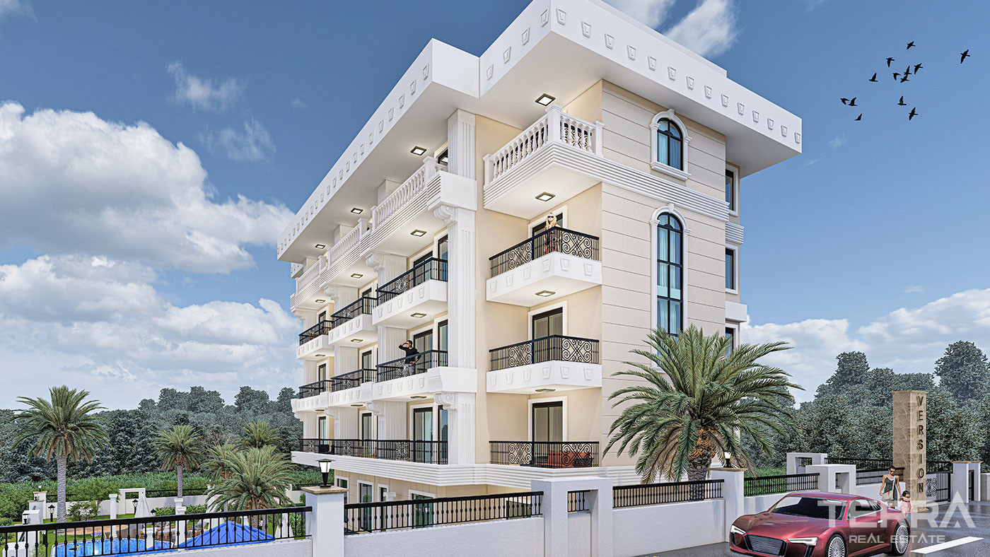 Luxus-Apartments in Alanya in Kestel mit großzügigen Wohnräumen - 65589