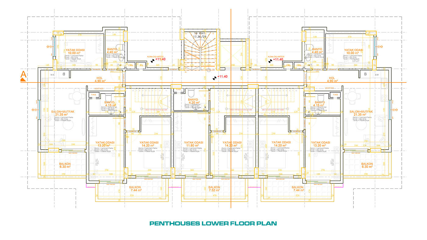 Luxus-Apartments in Alanya in Kestel mit großzügigen Wohnräumen - 65591