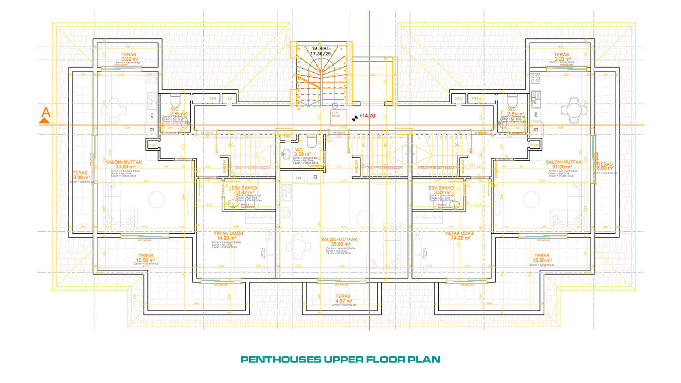Luxus-Apartments in Alanya in Kestel mit großzügigen Wohnräumen - 65592