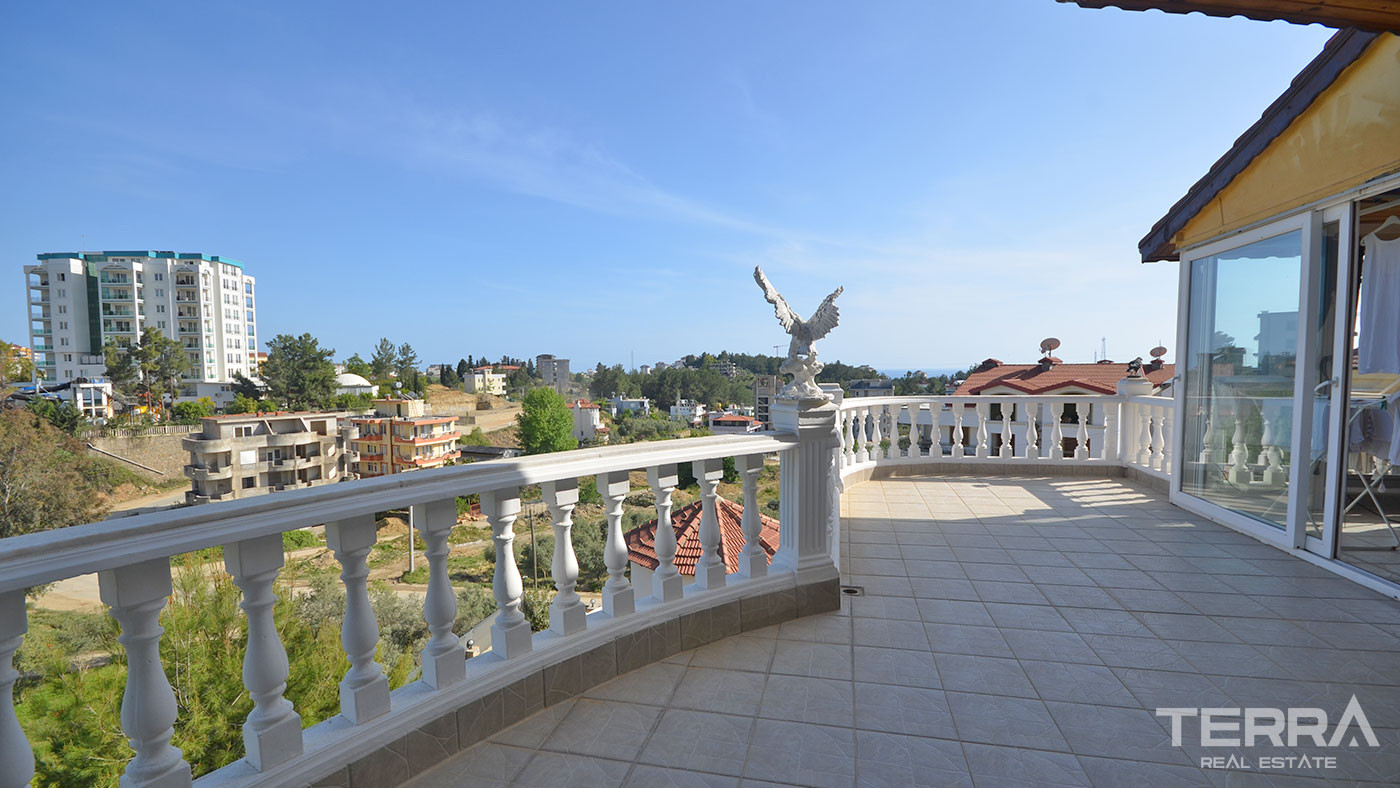 Familienfreundliche Wiederverkaufsvilla in Avsallar, Alanya mit privatem Pool - 65912