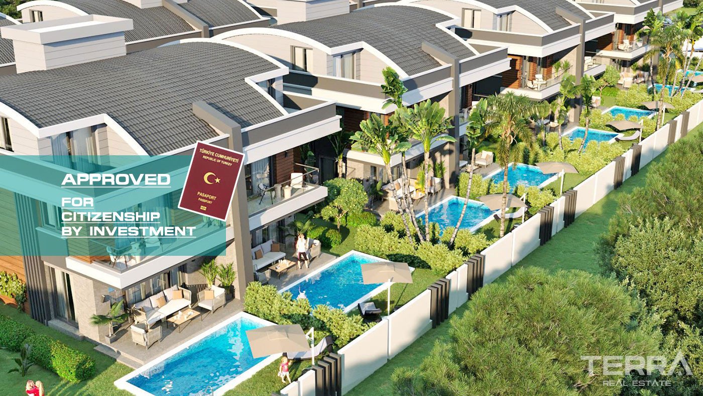 Luxury 5+1 Villas in Antalya, Konyaaltı with Private Pool and Sauna