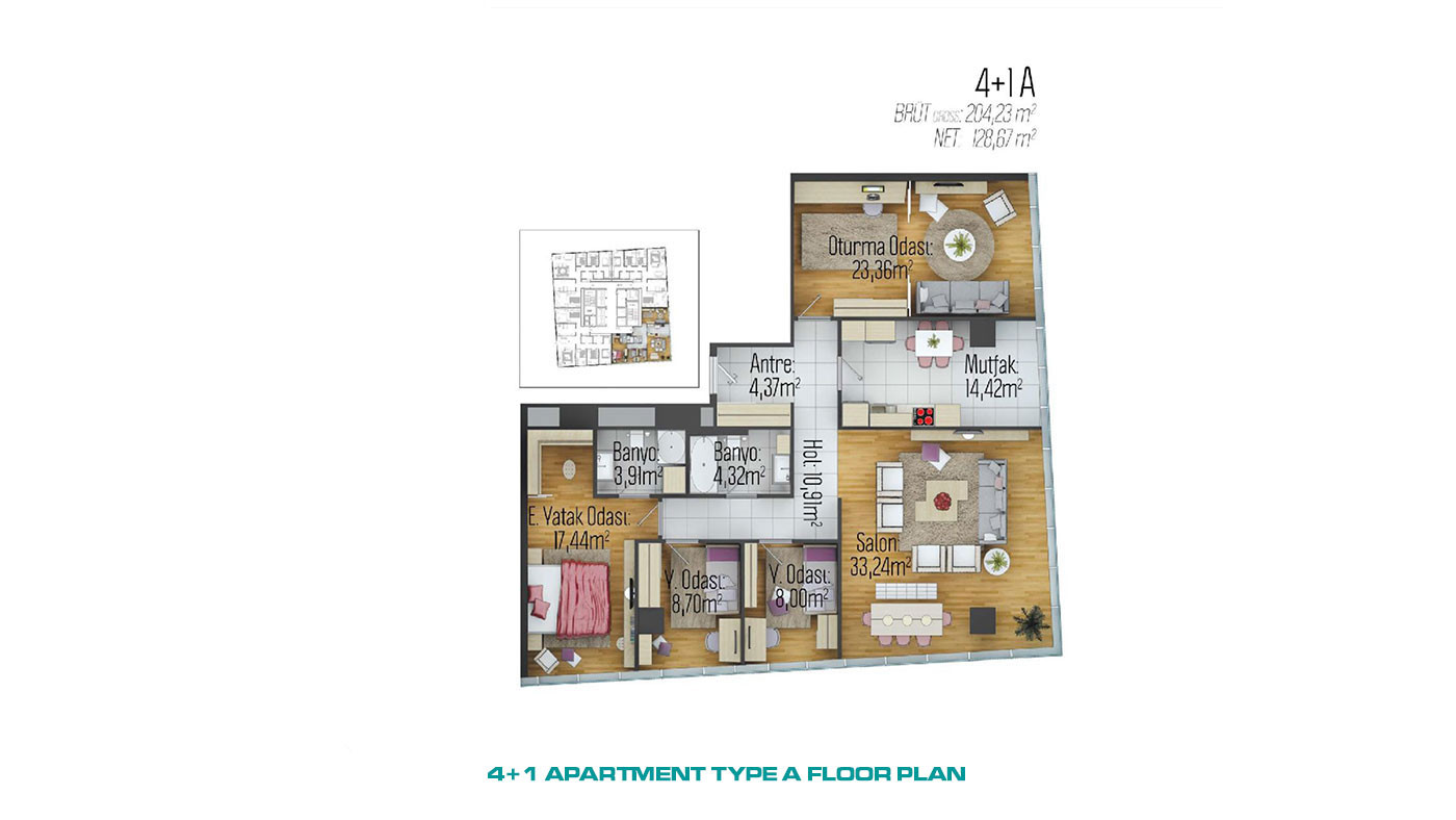 Exclusive Apartments in Kartal, Istanbul with Sea and Islands View - 66200