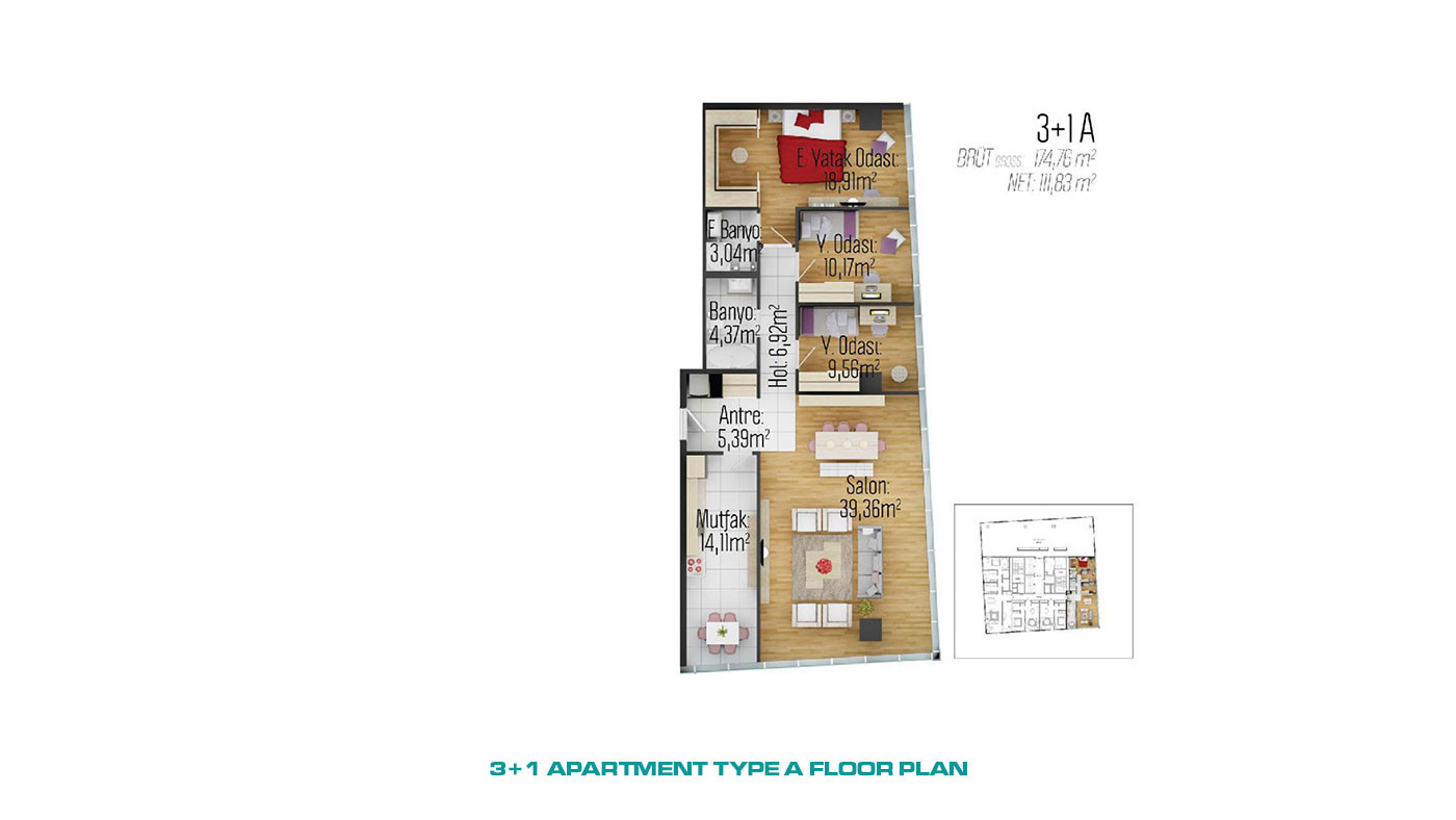 Exclusive Apartments in Kartal, Istanbul with Sea and Islands View - 66201