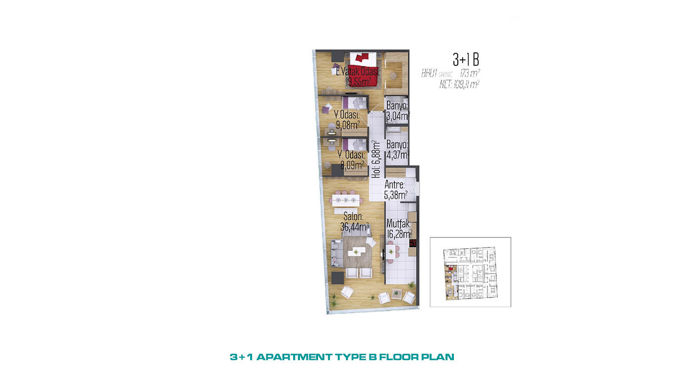 Exclusive Apartments in Kartal, Istanbul with Sea and Islands View - 66202