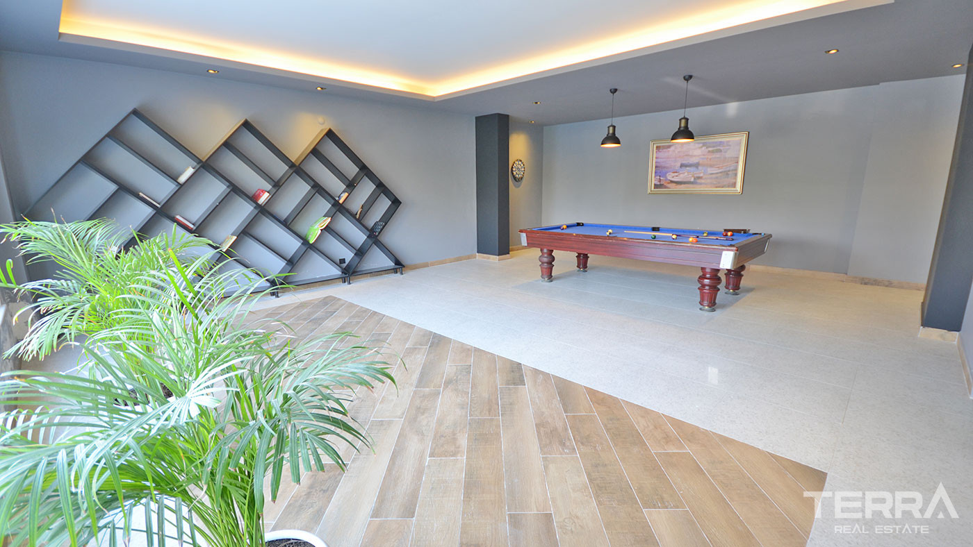 Sea View Resale Apartment in Kestel, Alanya with Rich Social Amenties - 66125
