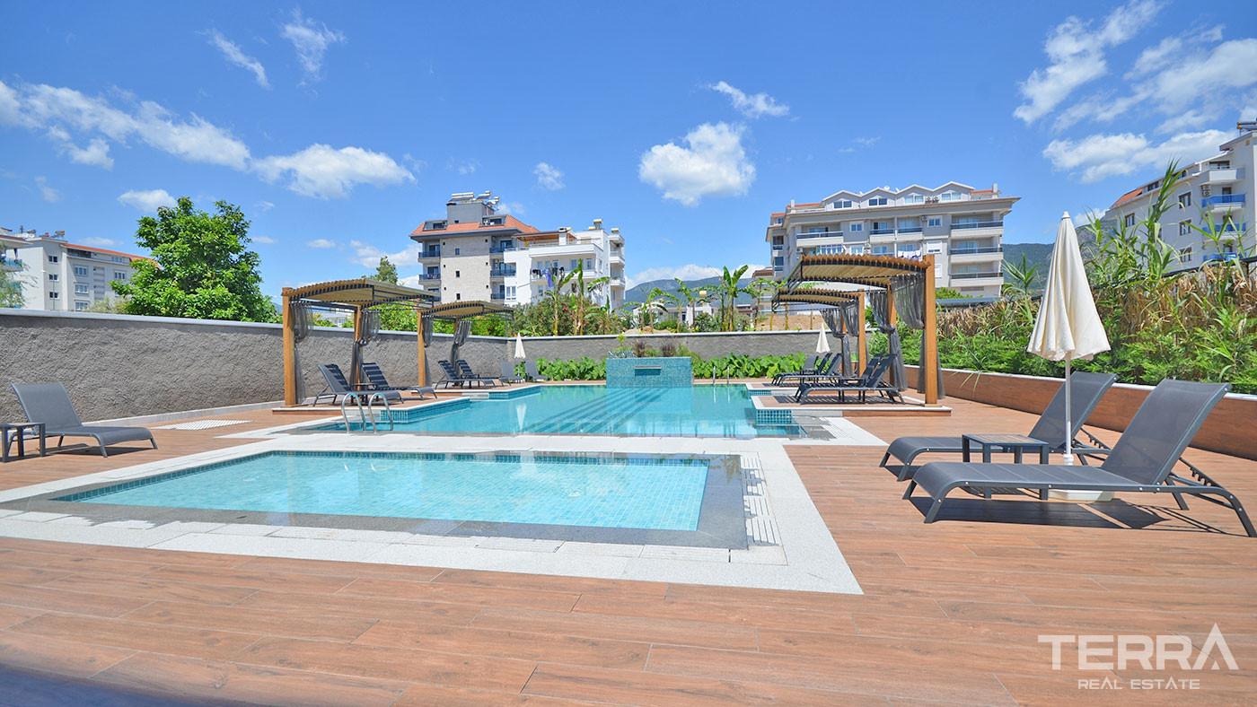Sea View Resale Apartment in Kestel, Alanya with Rich Social Amenties - 66128