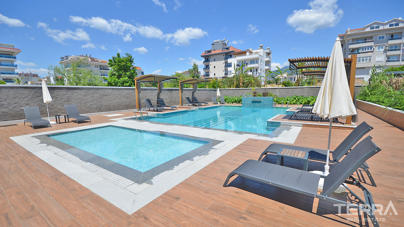 Sea View Resale Apartment in Kestel, Alanya with Rich Social Amenties - 66129