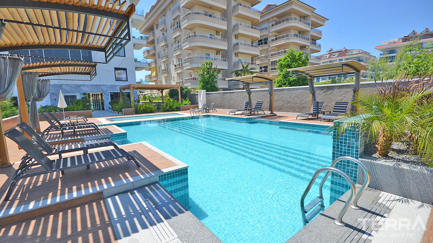 Sea View Resale Apartment in Kestel, Alanya with Rich Social Amenties - 66130