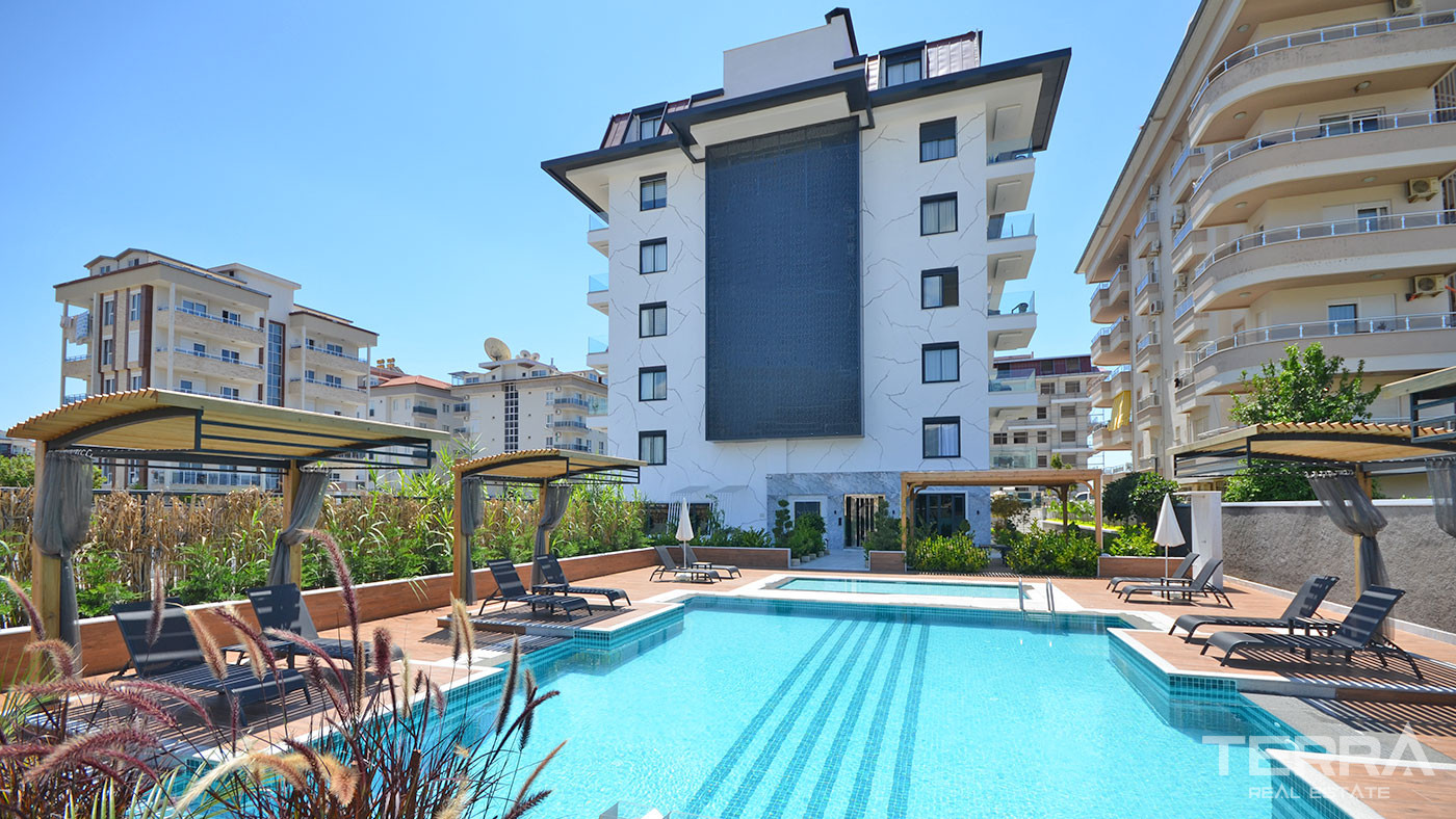 Sea View Resale Apartment in Kestel, Alanya with Rich Social Amenties - 66131