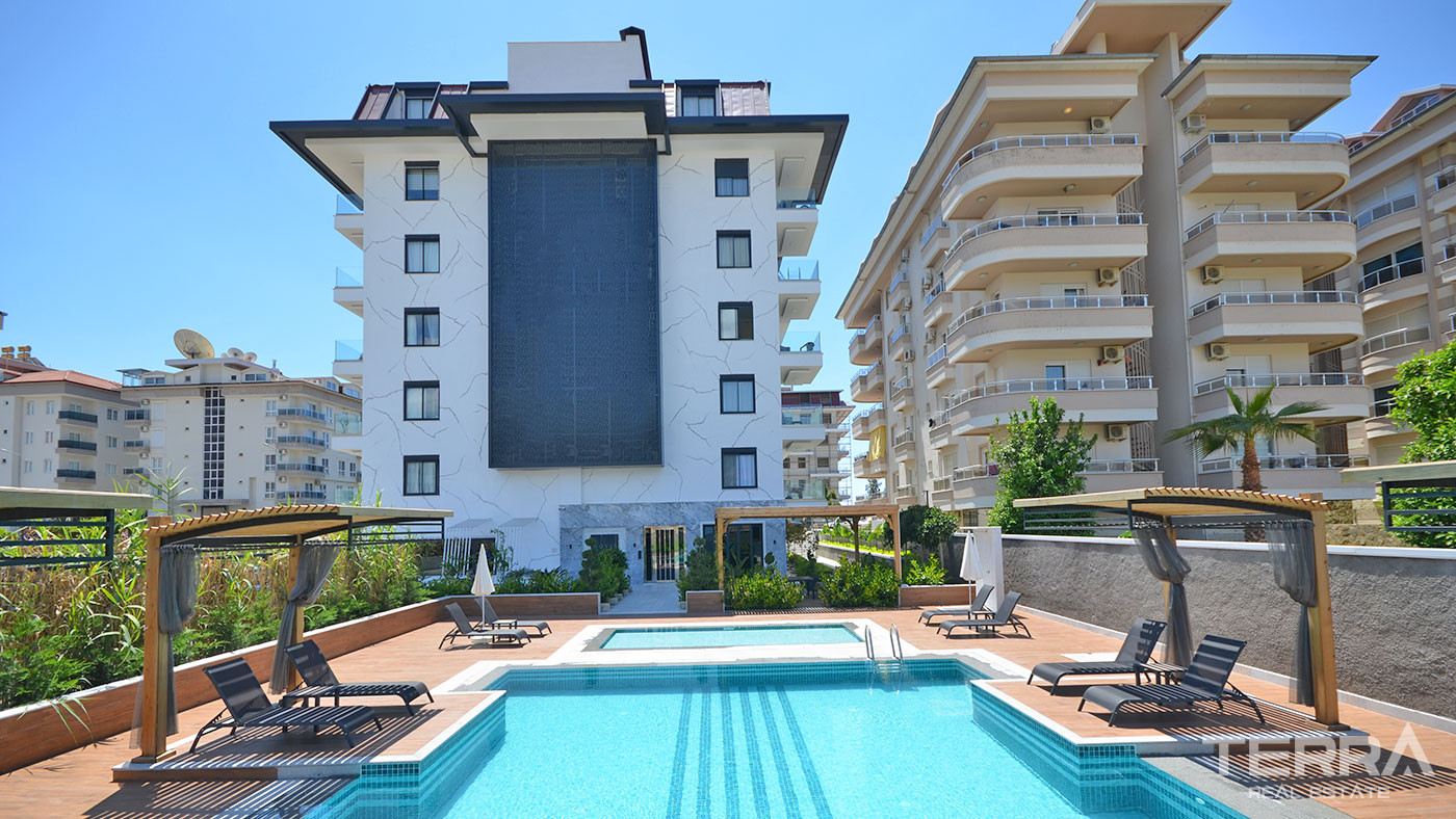 Sea View Resale Apartment in Kestel, Alanya with Rich Social Amenties - 66133