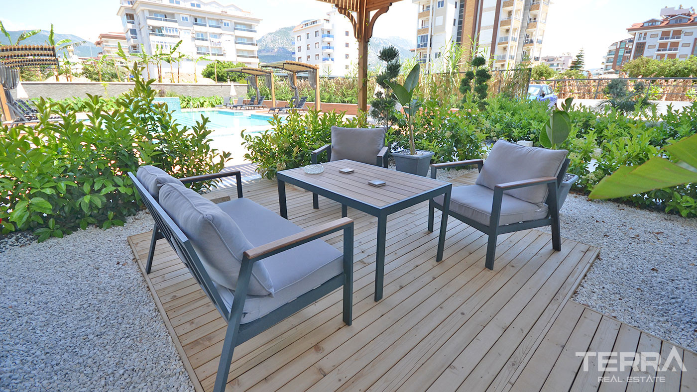 Sea View Resale Apartment in Kestel, Alanya with Rich Social Amenties - 66134