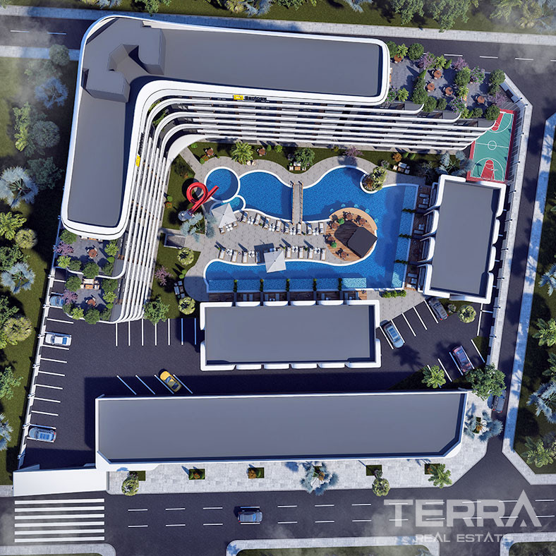 2+1 Townhouses with Private Access to the Pool in Antalya, Altıntaş - 66402