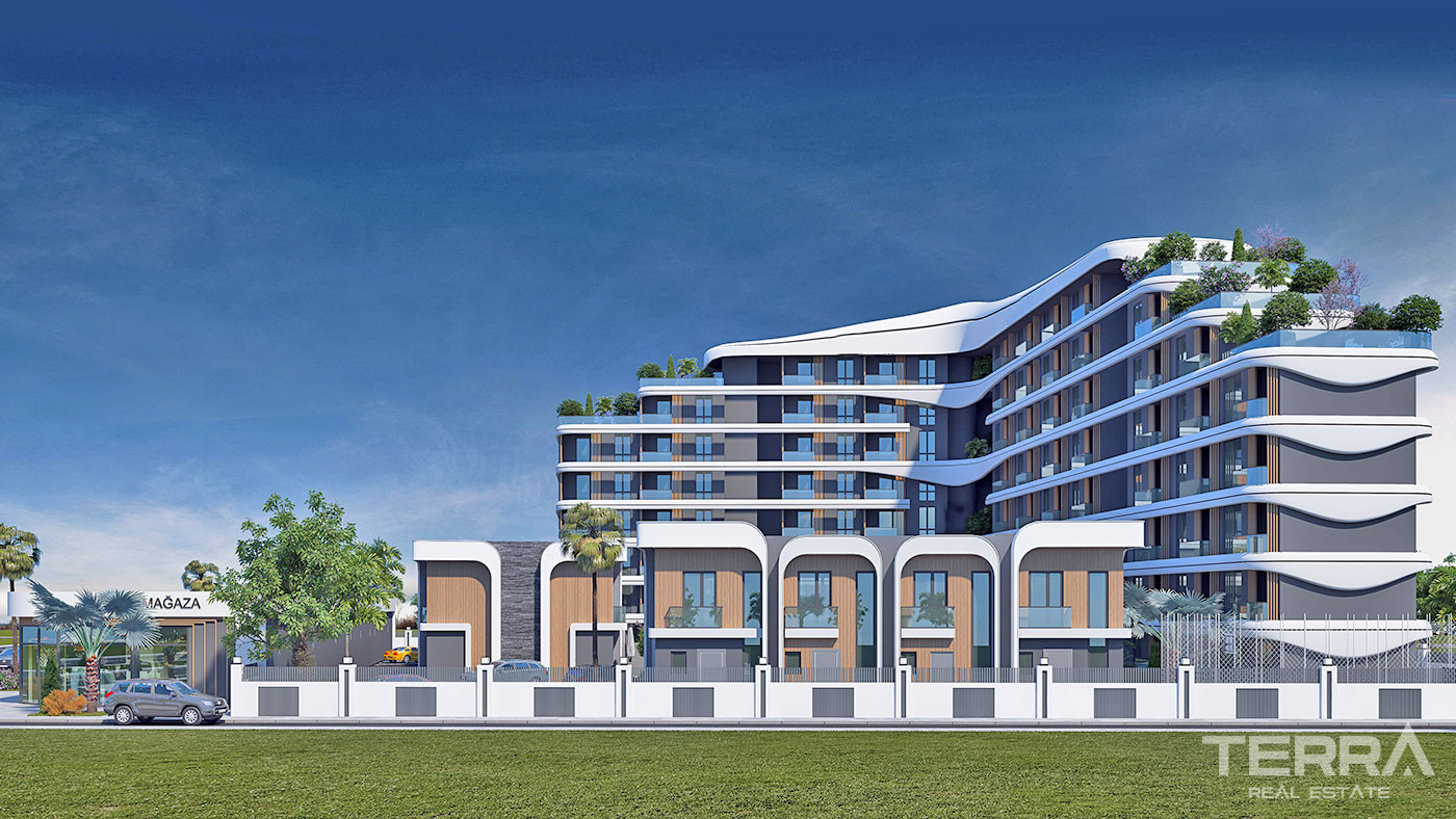 2+1 Townhouses with Private Access to the Pool in Antalya, Altıntaş - 66404