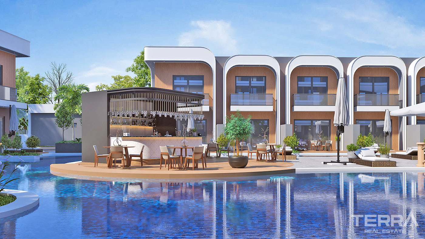2+1 Townhouses with Private Access to the Pool in Antalya, Altıntaş - 66413