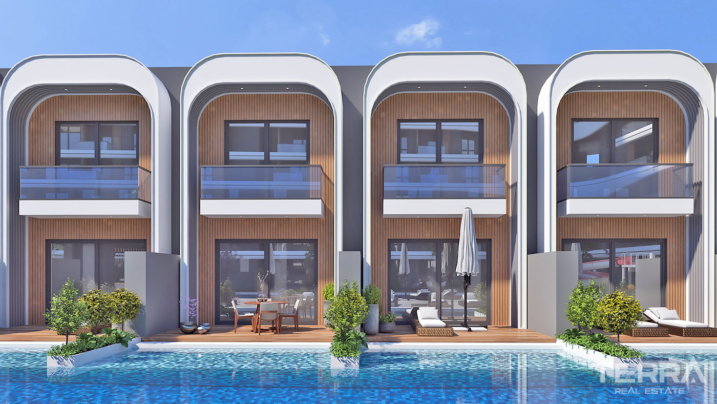 2+1 Townhouses with Private Access to the Pool in Antalya, Altıntaş - 66414
