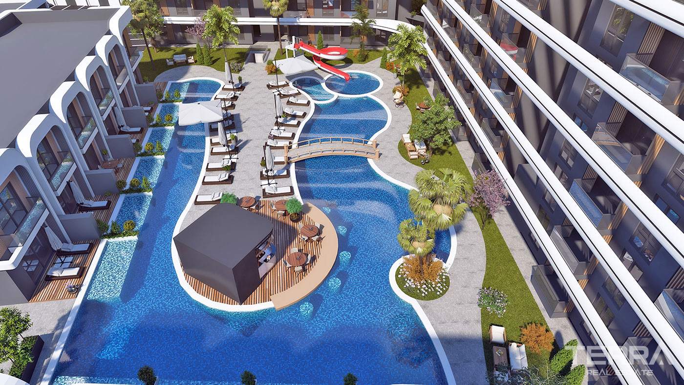 2+1 Townhouses with Private Access to the Pool in Antalya, Altıntaş - 66415