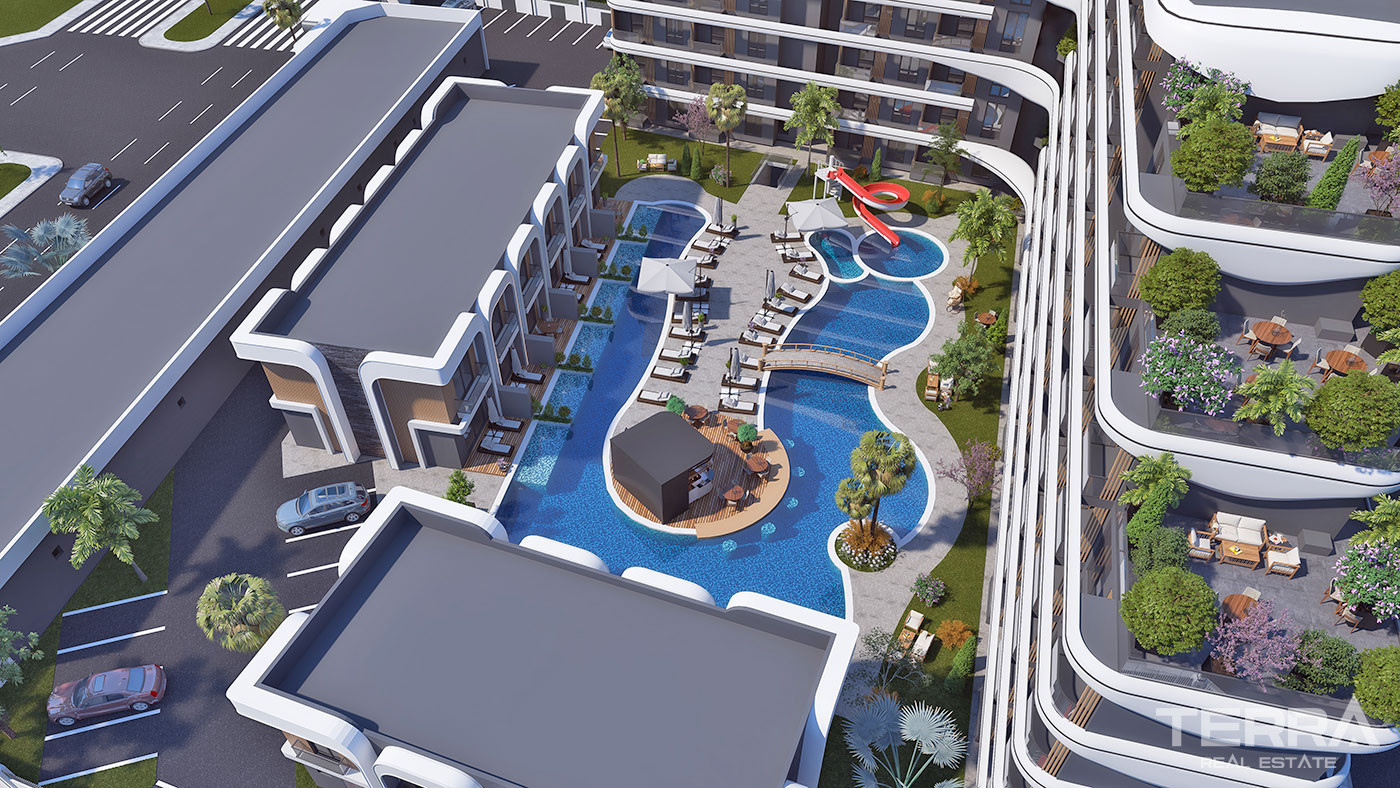 2+1 Townhouses with Private Access to the Pool in Antalya, Altıntaş - 66417