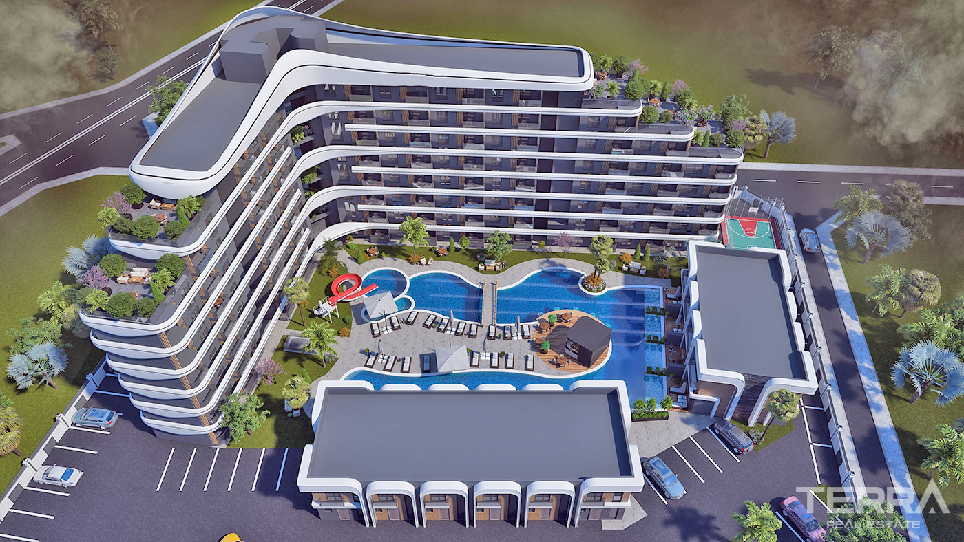 2+1 Townhouses with Private Access to the Pool in Antalya, Altıntaş - 66418