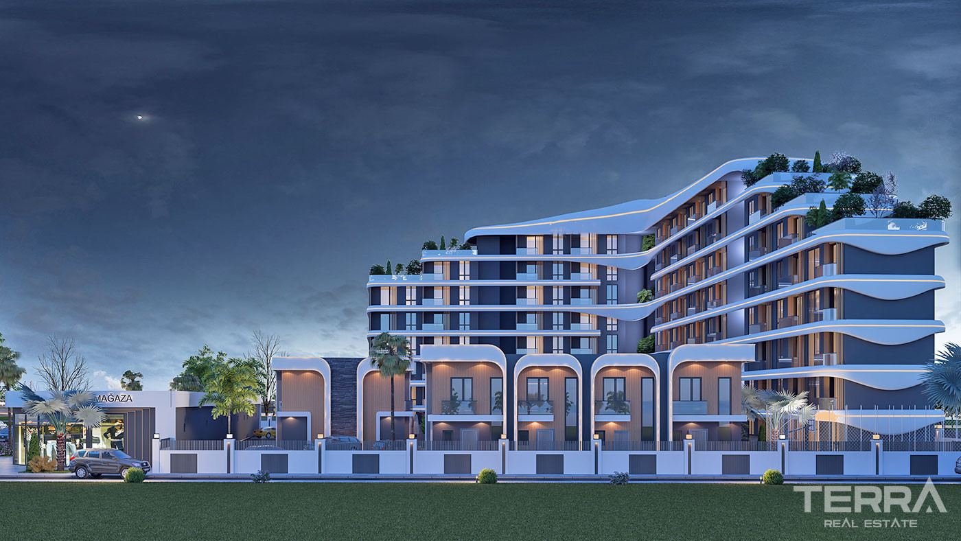 2+1 Townhouses with Private Access to the Pool in Antalya, Altıntaş - 66419
