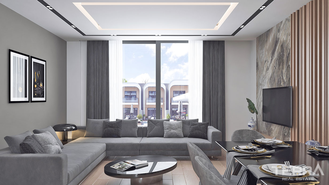 2+1 Townhouses with Private Access to the Pool in Antalya, Altıntaş - 66428