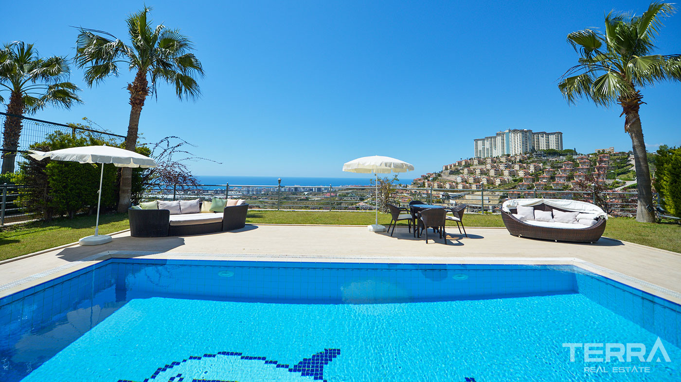Fully Furnished Villa with Private Pool in Alanya, Kargıcak - 66519