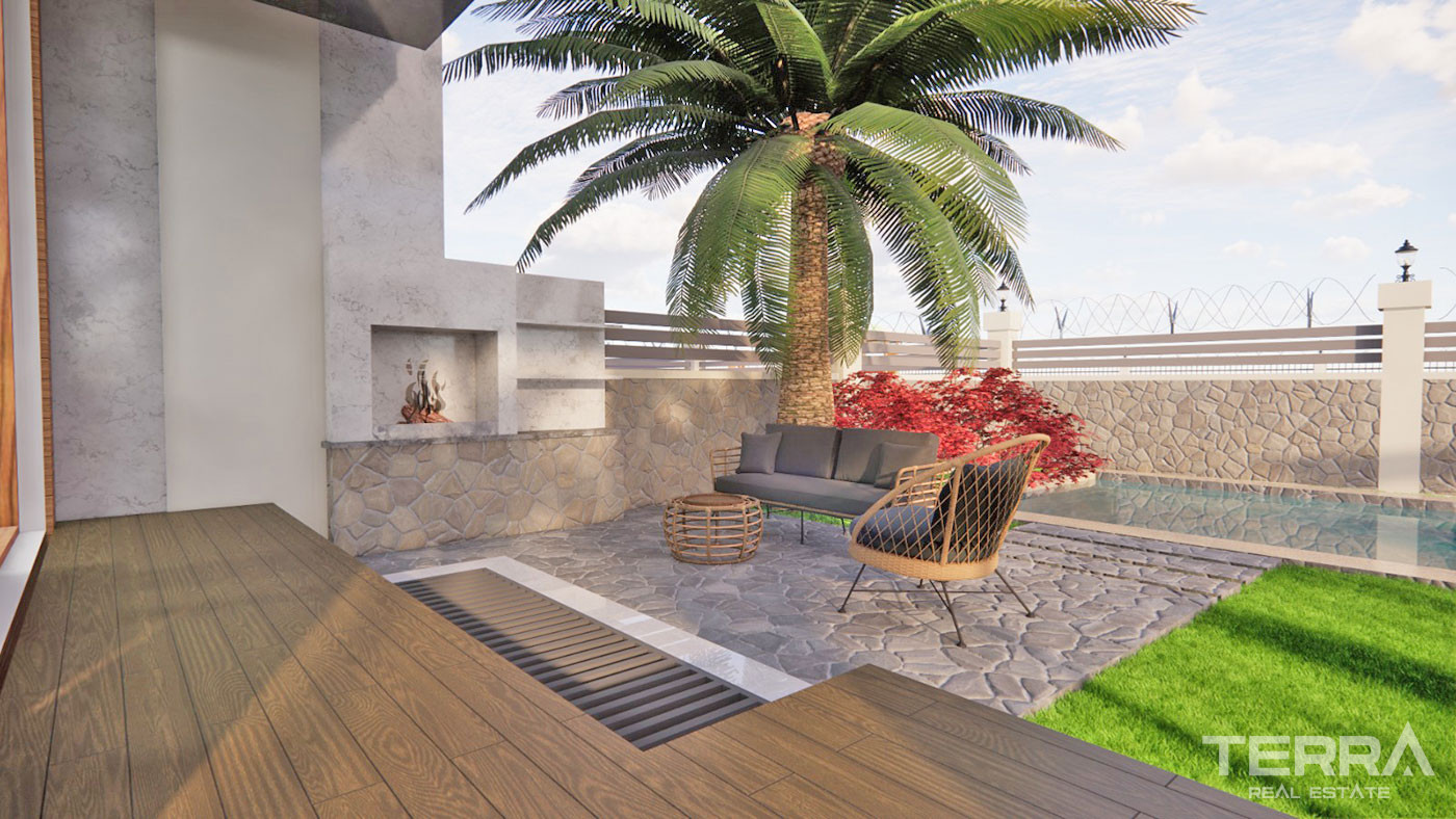 5+1 Townhouses with Swimming Pool and Garden in Antalya Döşemealtı - 66598
