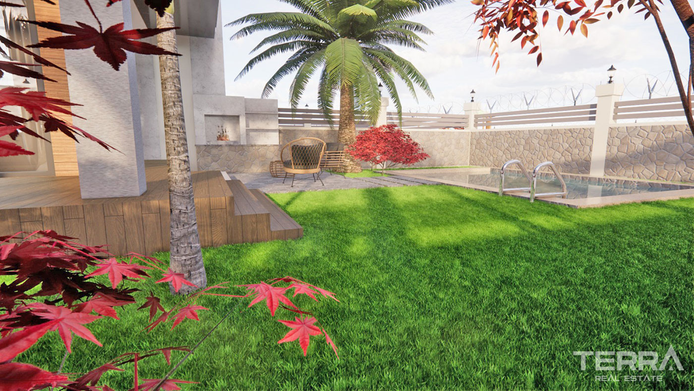 5+1 Townhouses with Swimming Pool and Garden in Antalya Döşemealtı - 66599