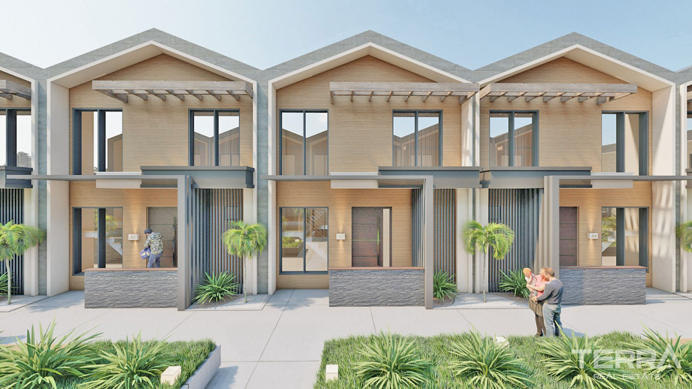 5+1 Townhouses with Swimming Pool and Garden in Antalya Döşemealtı - 66603