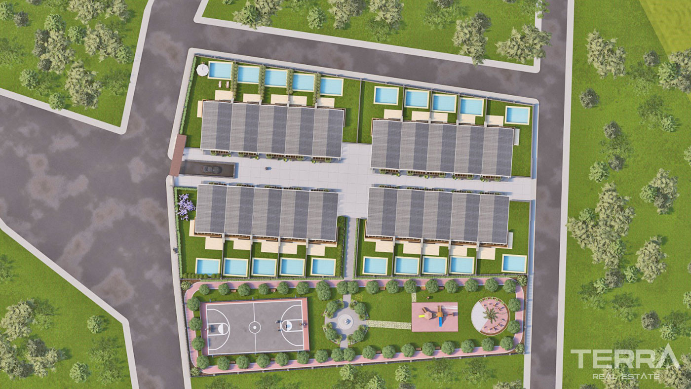 5+1 Townhouses with Swimming Pool and Garden in Antalya Döşemealtı - 66605