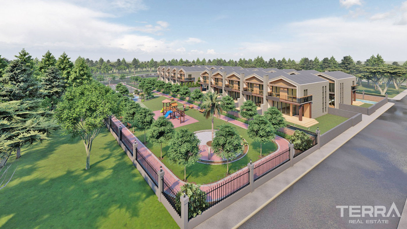 5+1 Townhouses with Swimming Pool and Garden in Antalya Döşemealtı - 66607
