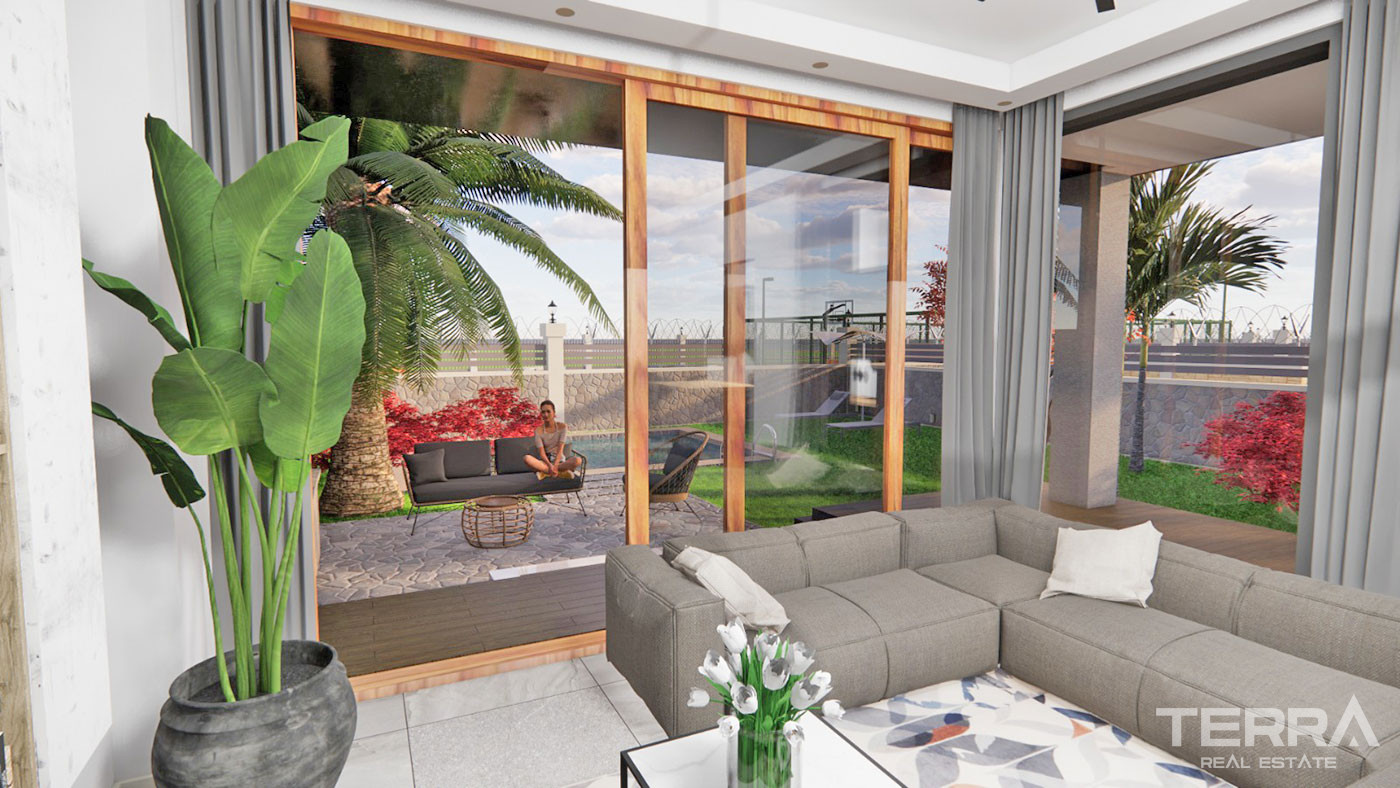 5+1 Townhouses with Swimming Pool and Garden in Antalya Döşemealtı - 66609