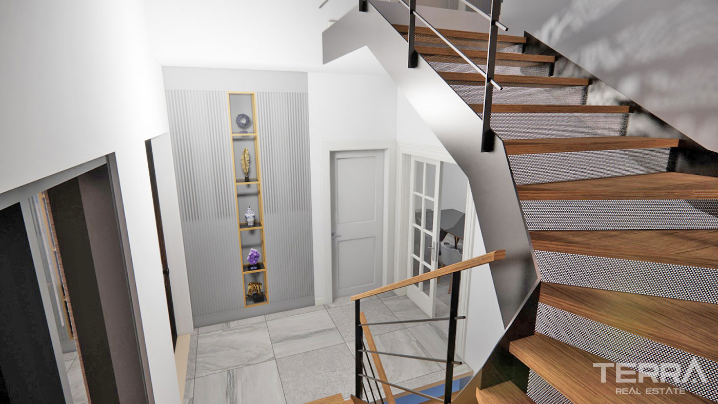 5+1 Townhouses with Swimming Pool and Garden in Antalya Döşemealtı - 66610
