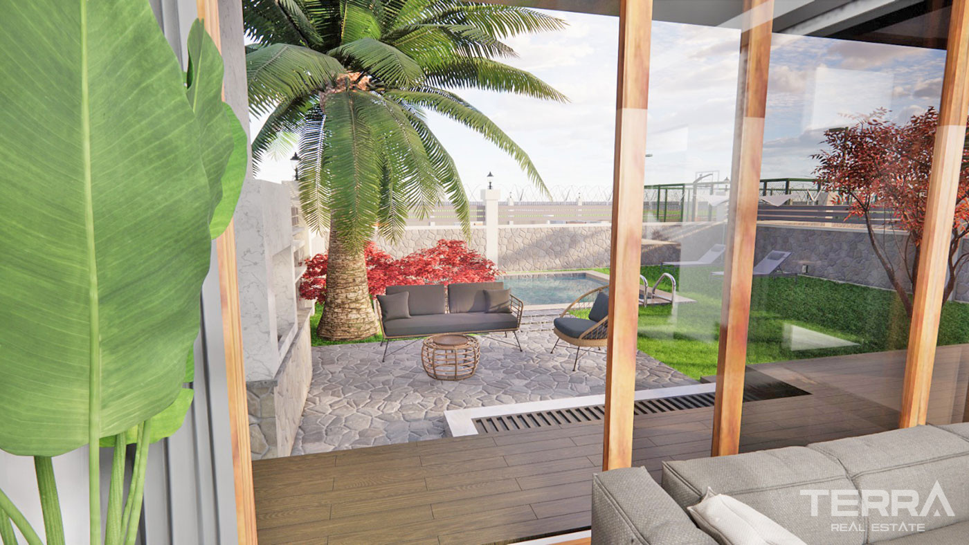 5+1 Townhouses with Swimming Pool and Garden in Antalya Döşemealtı - 66615