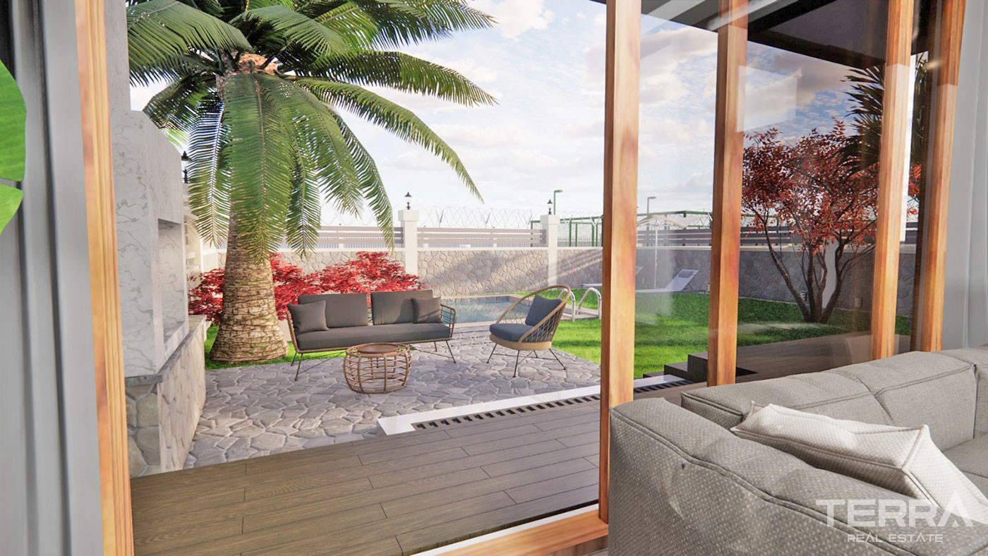 5+1 Townhouses with Swimming Pool and Garden in Antalya Döşemealtı - 66614