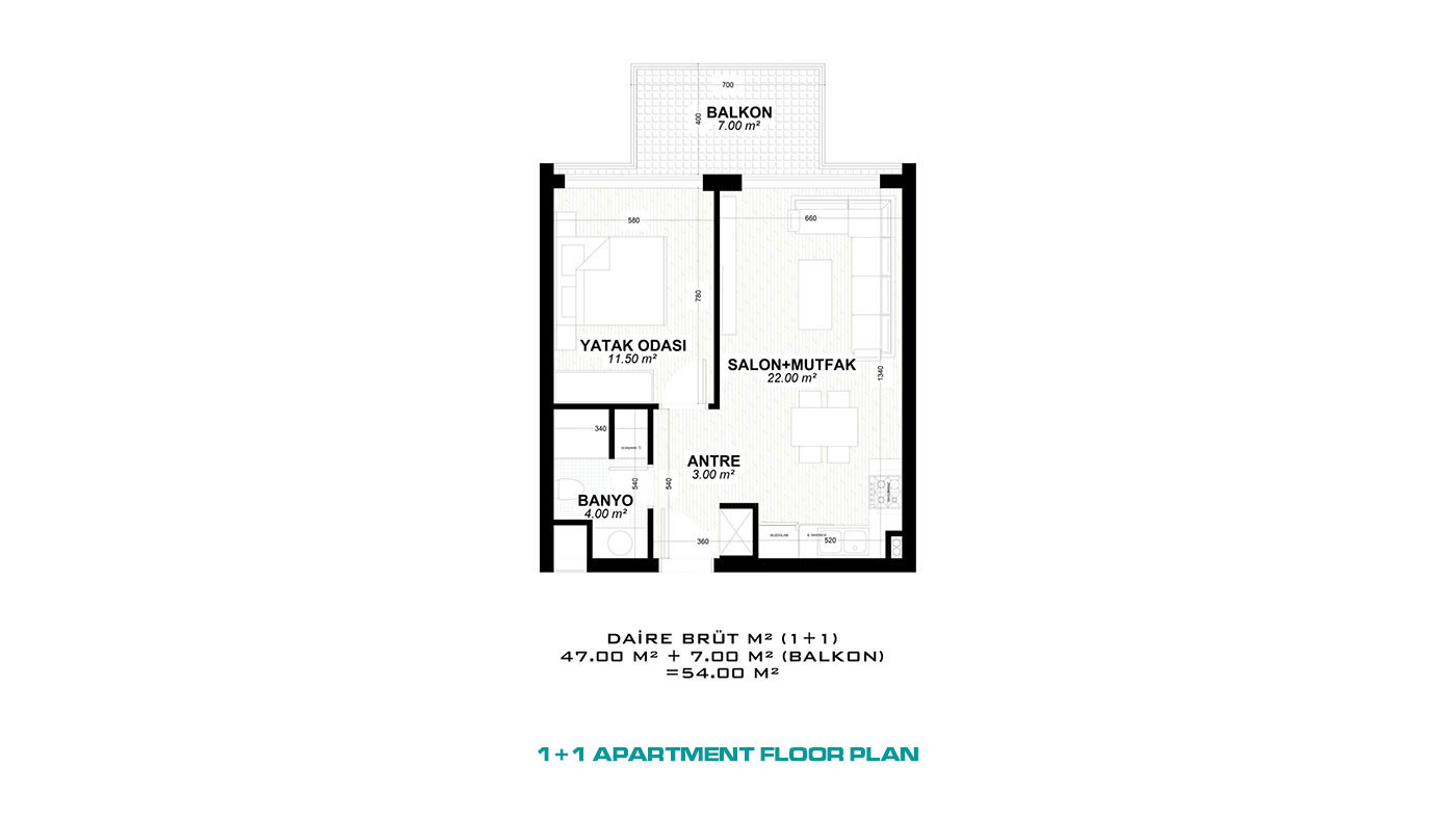 New Antalya Apartments with High Investment Potential in Altıntaş - 66676
