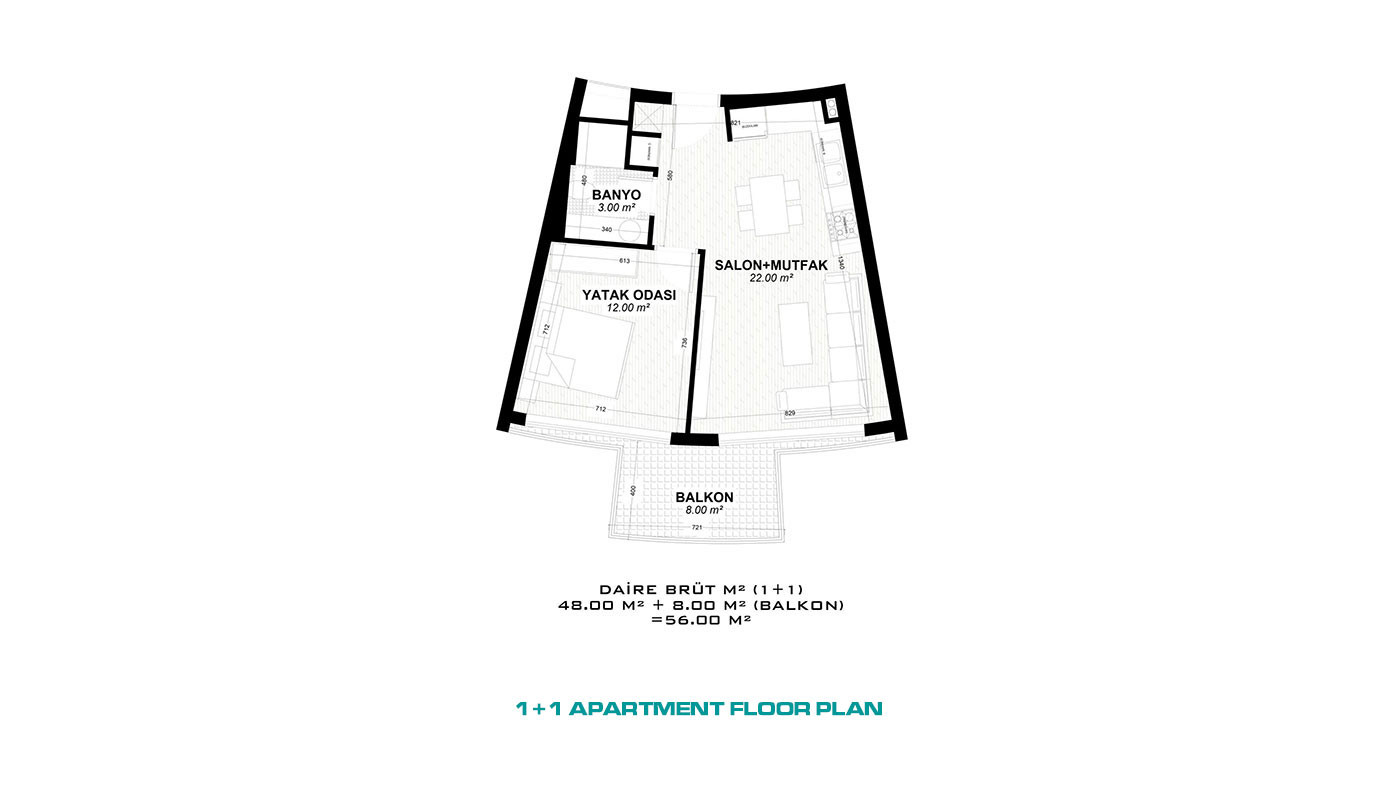 New Antalya Apartments with High Investment Potential in Altıntaş - 66677