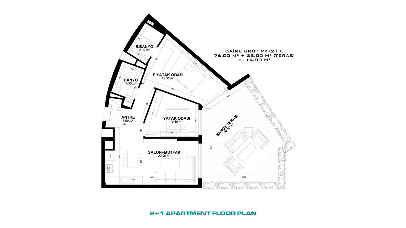 New Antalya Apartments with High Investment Potential in Altıntaş - 66685