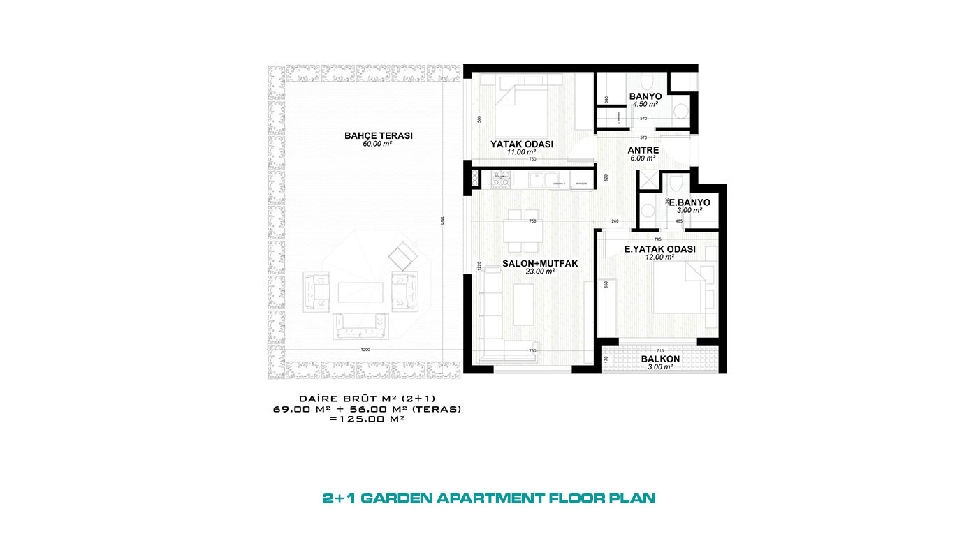 New Antalya Apartments with High Investment Potential in Altıntaş - 66686